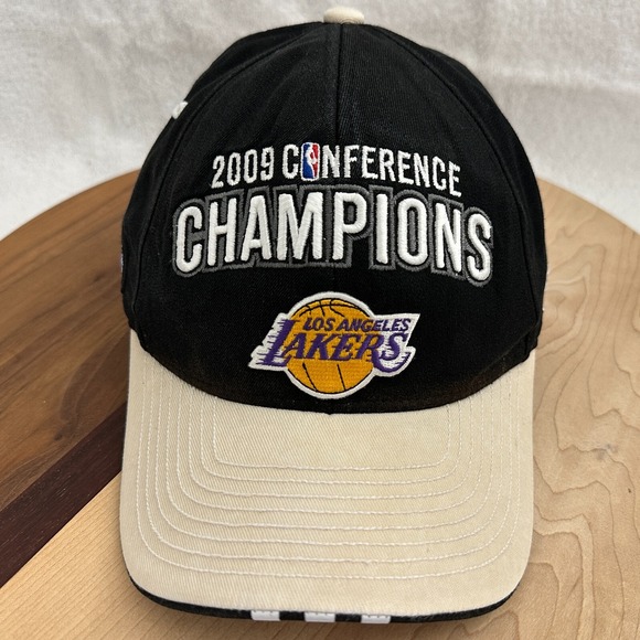 Los Angeles LA Lakers NBA Hat Adidas 2009 Conference Champions Basketball Cap ** - Picture 1 of 10